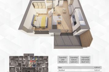 Apartament in R39 by ARED–direct de la dezvoltator, fără agenție! Ap.6 anunturi imobiliare Arad