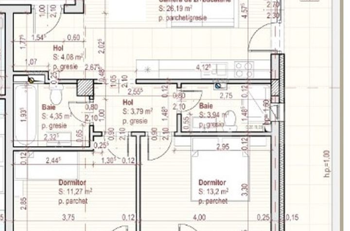 Apartament 3 camere de vanzare FLORESTI - Cluj anunturi imobiliare Cluj