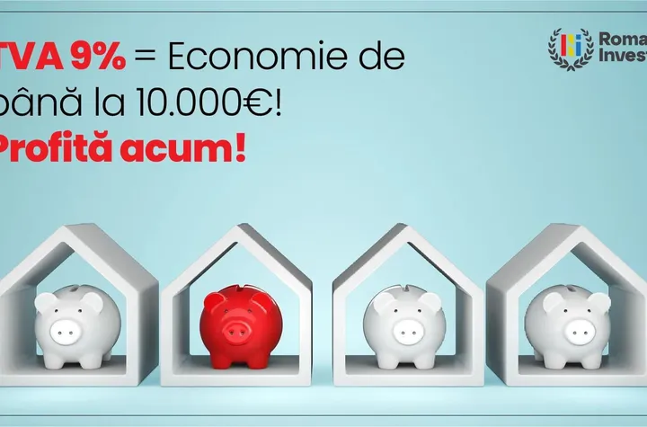 TVA 9% - ECONOMIE DE PÂNĂ LA 10.000€! APARTAMENT 3 CAMERE CERNICA 78MP anunturi imobiliare Bucuresti