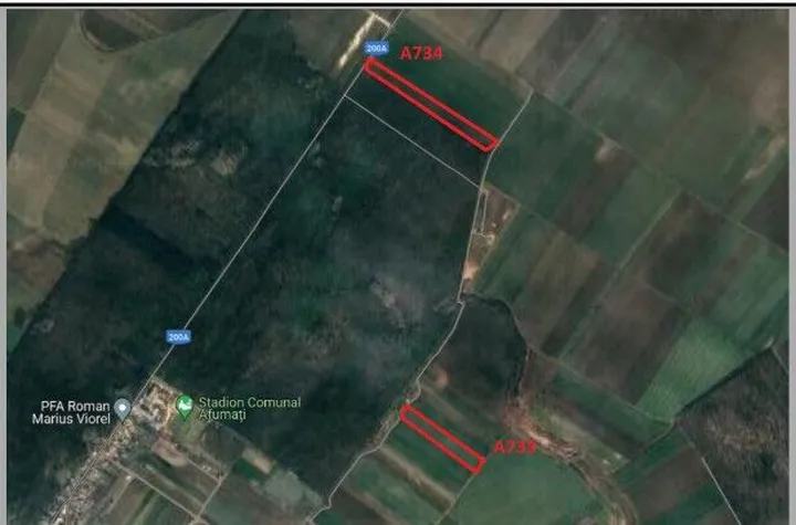 PROPRIETAR-Vand teren extravilan 10.000 mp Afumati (Ilfov) anunturi imobiliare Bucuresti