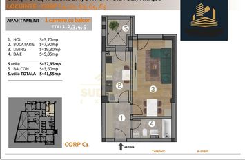 GARSONIERA-41.55 MP-SFINTII VOIEVOZI anunturi imobiliare Bucuresti