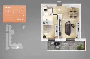 CUMPĂRĂ AZI:TVA 9% DISPARE CURAND! Apartament 2 camere  44.37 mp utili anunturi imobiliare Bucuresti