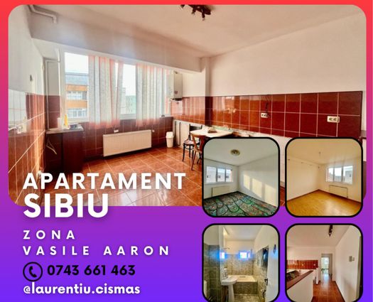 Apartament 3 camere Vasile Aaron, 66 mp