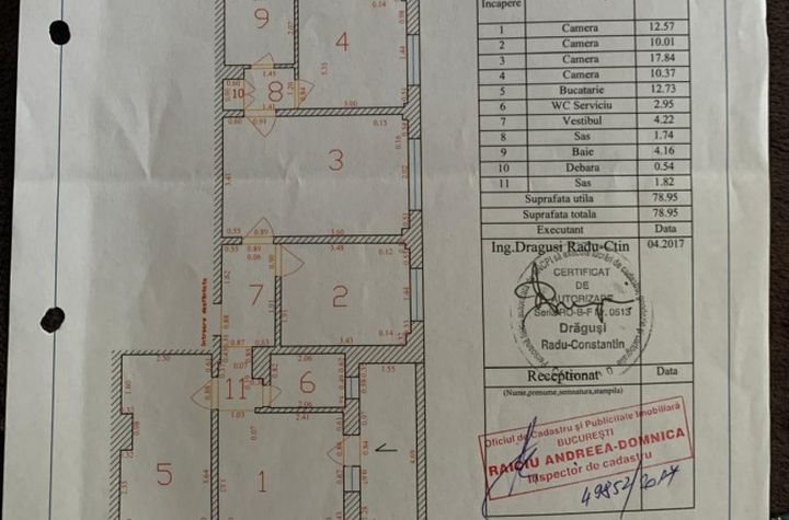 Apartament 4 camere de vanzare DRISTOR - Bucuresti anunturi imobiliare Bucuresti