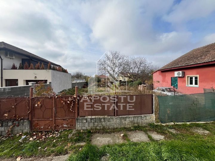 Teren 432 mp, cu utilitati,intravilan, zona Plopi anunturi imobiliare Timis