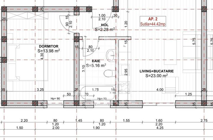 Apartament cu 2 camere, open space, zona Lidl din Giroc anunturi imobiliare Timis