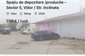 Spațiu industrial de închiriat Bucuresti - Viilor