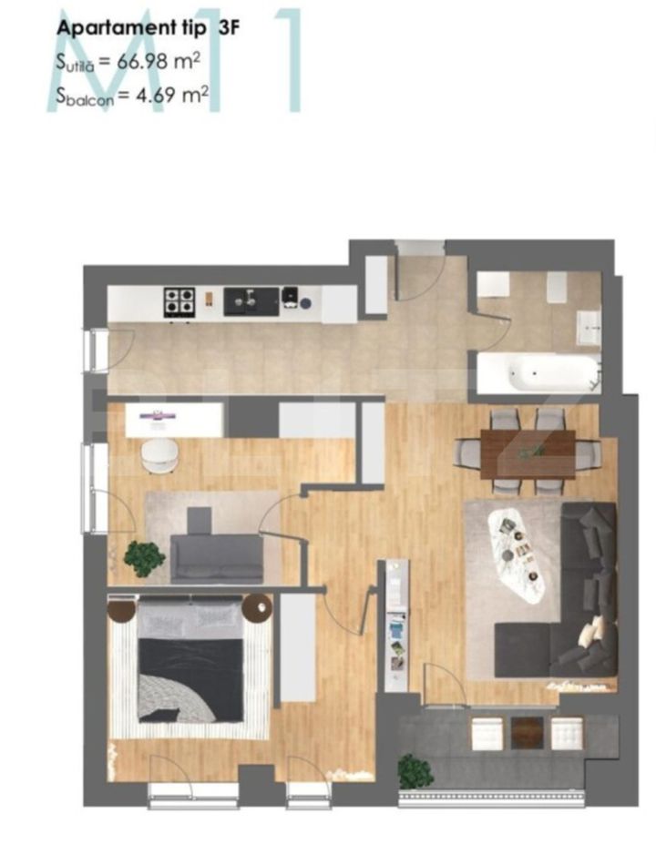 Apartament 3 camere de vanzare TIMISOARA - Timis anunturi imobiliare Timis