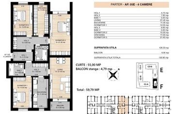 ROND OMV PIPERA - MILUNA RESIDENCE - APARTAMENT 4 CAMERE CU GRADINA - UNIC !!! anunturi imobiliare Bucuresti
