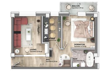 Apartament 2 camere de vanzare CUG - Iasi anunturi imobiliare Iasi