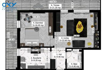 Antiaeriană - Oxy Residence, 2 camere 78 mp anunturi imobiliare Bucuresti