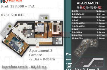 3 Camere Decomandat | Promoție Limitată | Parc Tudor Arghezi anunturi imobiliare Bucuresti