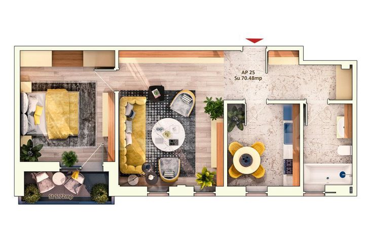 Apartament 2 camere de vanzare CLUJ-NAPOCA - Cluj anunturi imobiliare Cluj