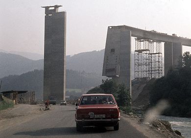 Pod pentru biciclişti şi pietoni între Slovacia şi Austria