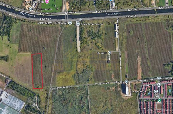Teren intravilan Splaiul Unirii Popesti Leordeni, Certificat Urbanism S+P+5E anunturi imobiliare Bucuresti