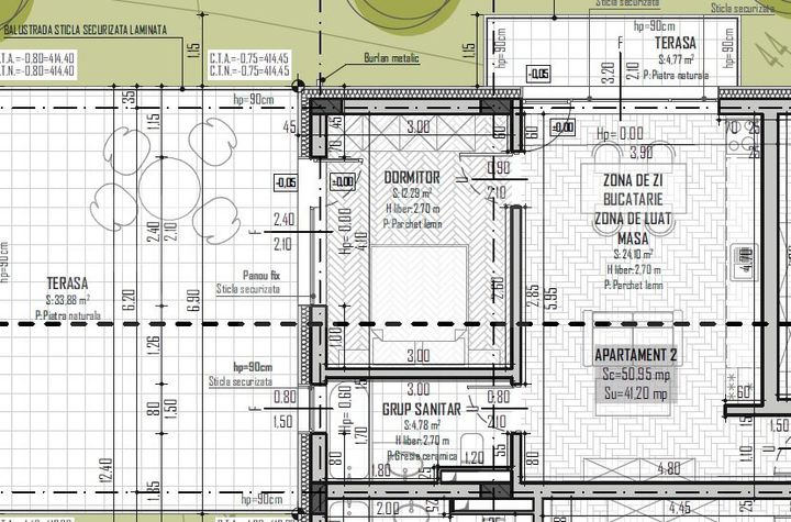 Apartament 2 camere de vanzare BACIU - Cluj anunturi imobiliare Cluj
