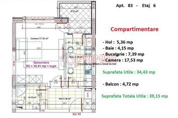 Sector 4 - Metrou Aparatorii Patriei - Garsoniera decomandata anunturi imobiliare Bucuresti