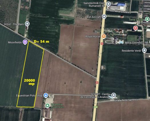 Teren Extravilan Snagov, 20000 mp