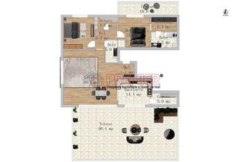 Sector 4 - Apartament 3 camere cu terasa proprie 97 mp anunturi imobiliare Bucuresti