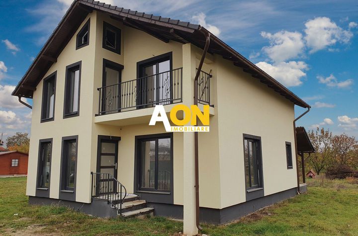 Casă nouă P+M, 5 camere, încălzire pardoseală, Alba-Micești, stânga anunturi imobiliare Alba