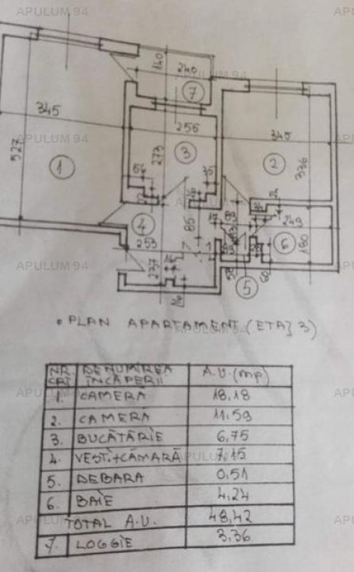 Apartament 2 camere de vanzare CHISINAU - Bucuresti anunturi imobiliare Bucuresti