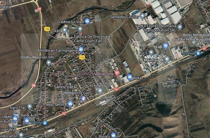 Teren de vanzare APAHIDA - Cluj anunturi imobiliare Cluj