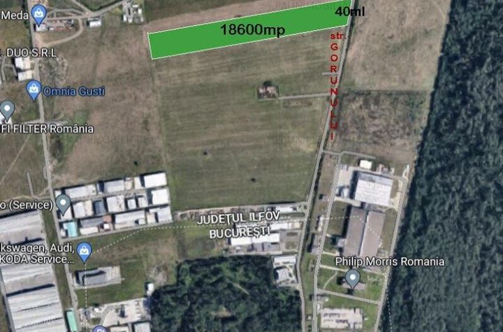 Teren intrav.18600mp ptr. sediu firme,productie ,depozitare ,aproape de centura anunturi imobiliare Bucuresti
