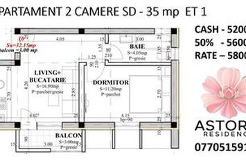 Apartament 2 camere de vanzare LUNCA CETATUII - Iasi anunturi imobiliare Iasi
