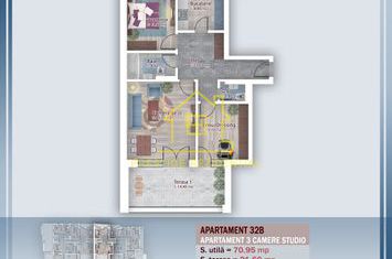 3 Cam–92,60 mp–TITAN-PALLADY– 2 Terase – Încălzire pardoseală anunturi imobiliare Bucuresti