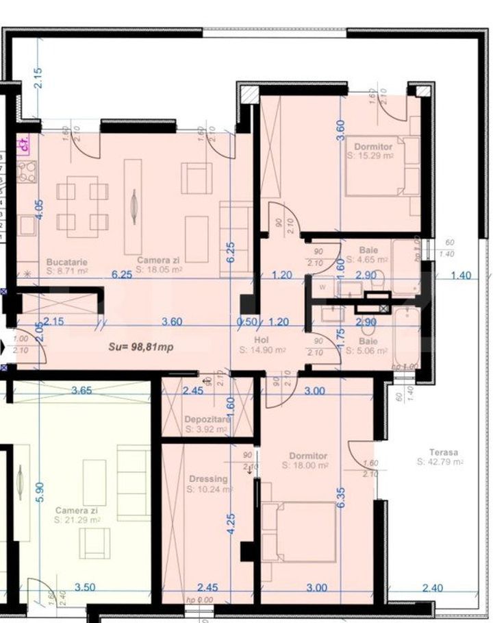 Apartament 3 camere de vanzare TIMISOARA - Timis anunturi imobiliare Timis