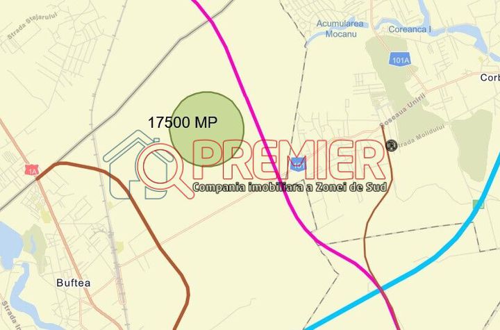 Buftea – Teren intravilan 17.500 mp anunturi imobiliare Bucuresti