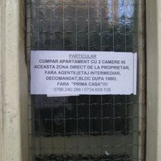 Garantii suplimentare in anunturile imobiliare: "Cumpar apartament. Fara Prima Casa!!!"