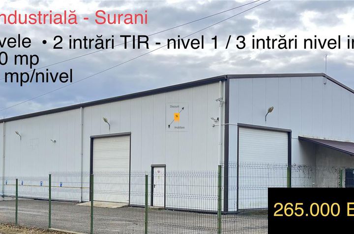 Spațiu industrial de vanzare SURANI - Prahova anunturi imobiliare Prahova