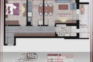 Apartament 2 camere de vânzare Bucuresti - Titan