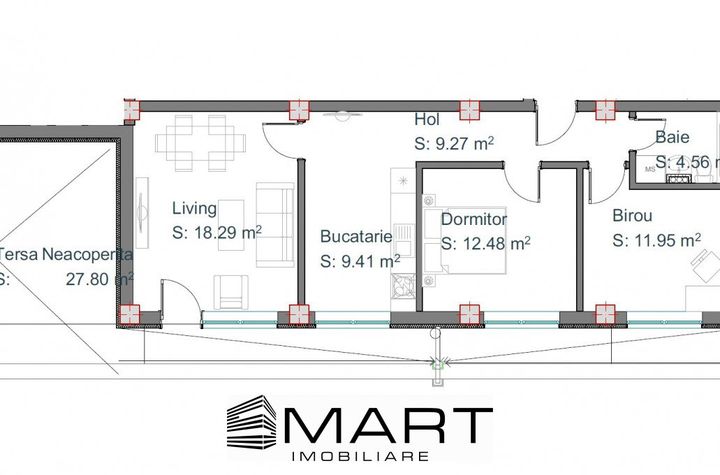 Apartament 3 camere de vanzare MIHAI VITEAZU - Sibiu anunturi imobiliare Sibiu