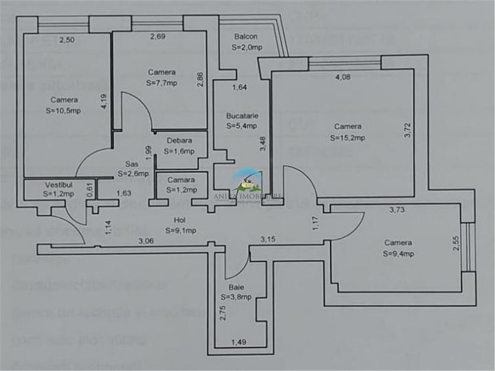 Apartament 4 camere de vanzare MANASTUR - Cluj anunturi imobiliare Cluj