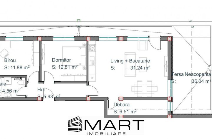 Apartament 3 camere de vanzare MIHAI VITEAZU - Sibiu anunturi imobiliare Sibiu