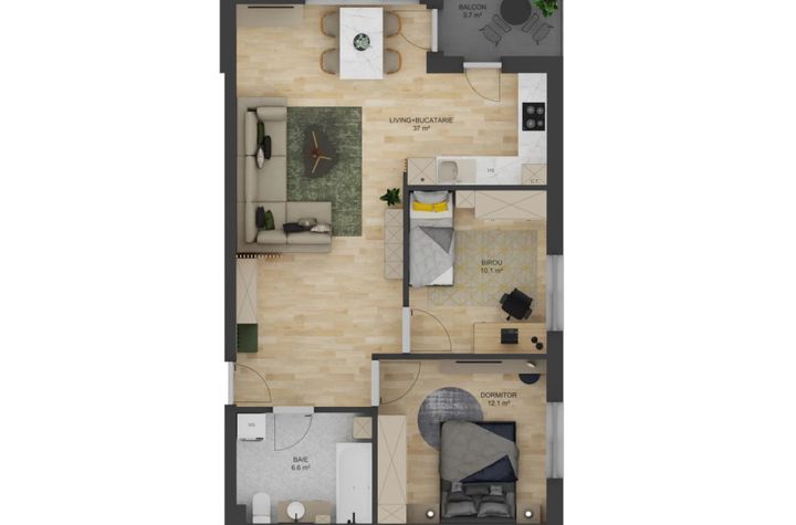 Apartament 3 camere de vanzare SIBIU - Sibiu anunturi imobiliare Sibiu
