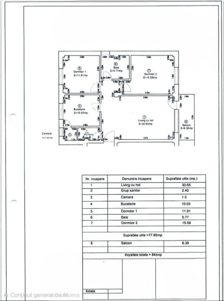 Apartament 3 camere de vanzare ALBA IULIA - Alba anunturi imobiliare Alba