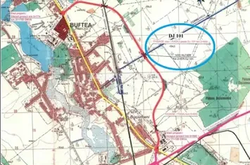 Vanzare teren Buftea TAMAS acces Autostrada A0 si Centura ocolitoare Buftea anunturi imobiliare Bucuresti