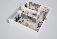 100.001 €, Apartament 2 camere