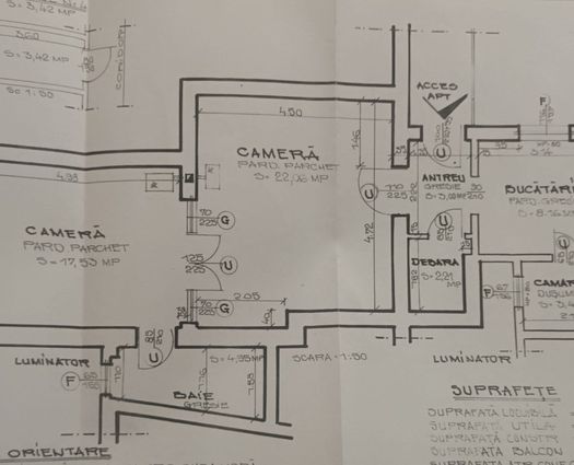 Apartament 2 camere Oradea, 61 mp