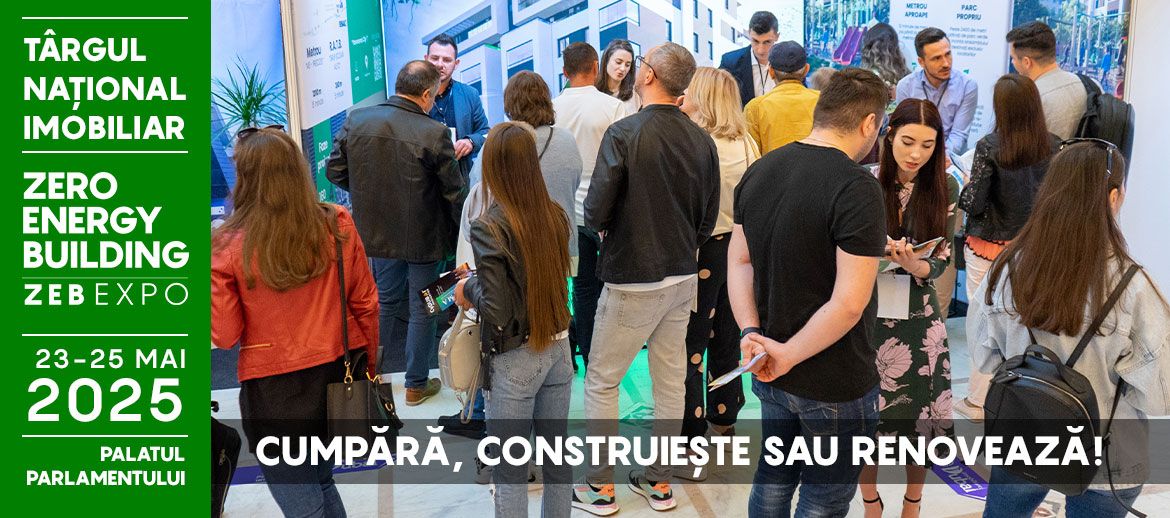 În acest weekend va avea loc Târgul Național Imobiliar TNI - 23-25 mai 2025, Palatul Parlamentului