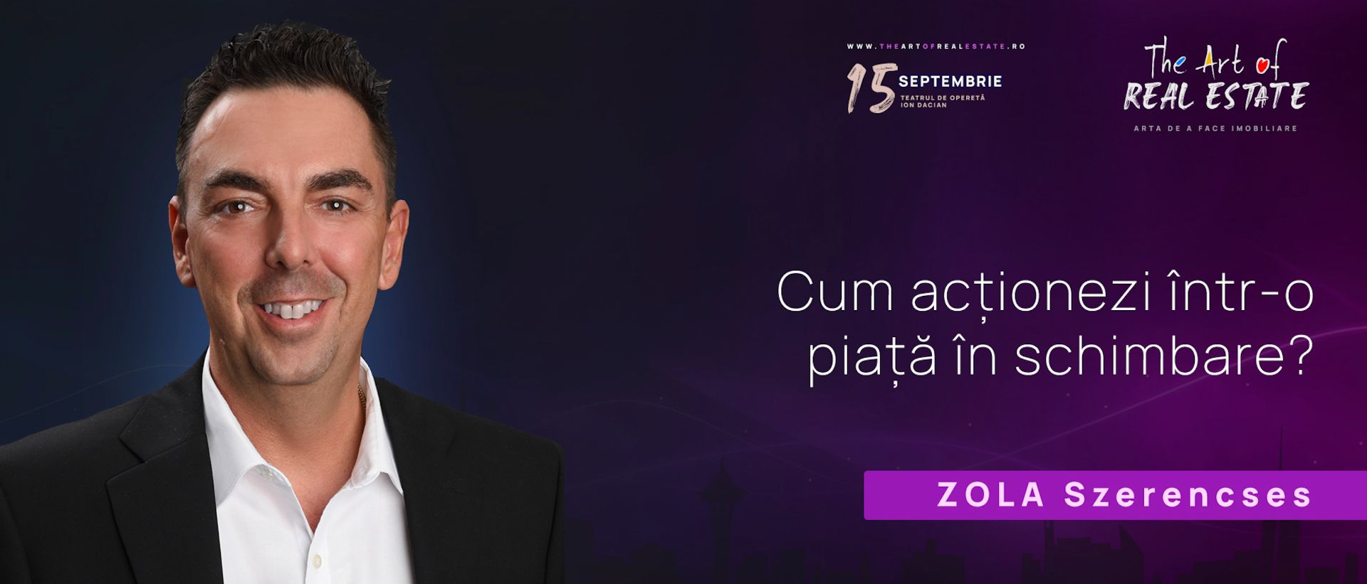 SuperZola. „Magicianul” imobiliarelor vine la The Art of Real Estate